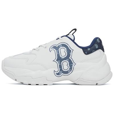 MLB Big Ball Chunky Comode Versatili Aumentano l'Altezza Scarpe Basse da Papà Sneakers Unisex Bianche 3ASHBDM4N-43NYS