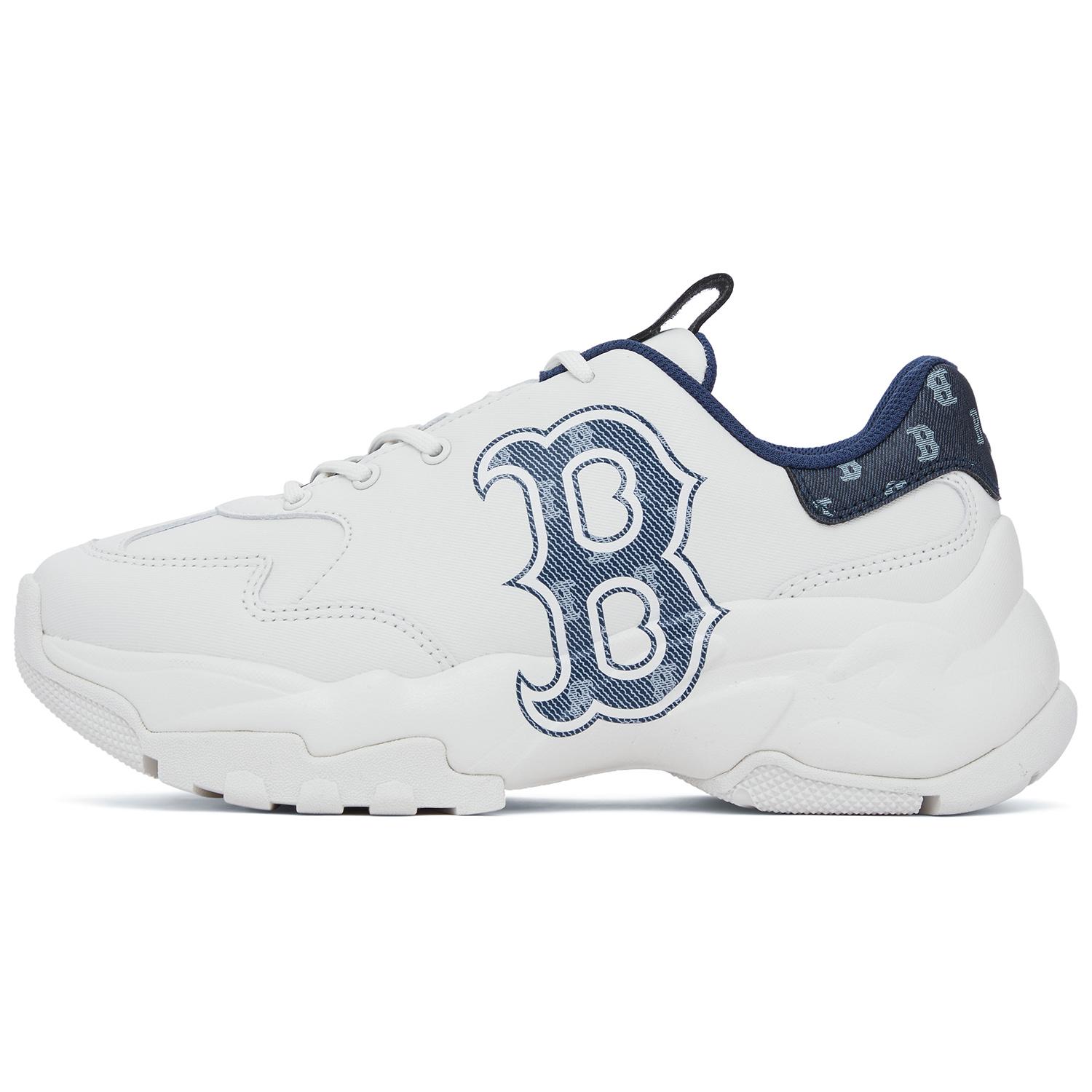 

New MLB Big Ball Chunky Anti Slip Wear Resistant Low Top Chunky Sneakers Unisex White 3ASHBDM4N-43NYS 40.5