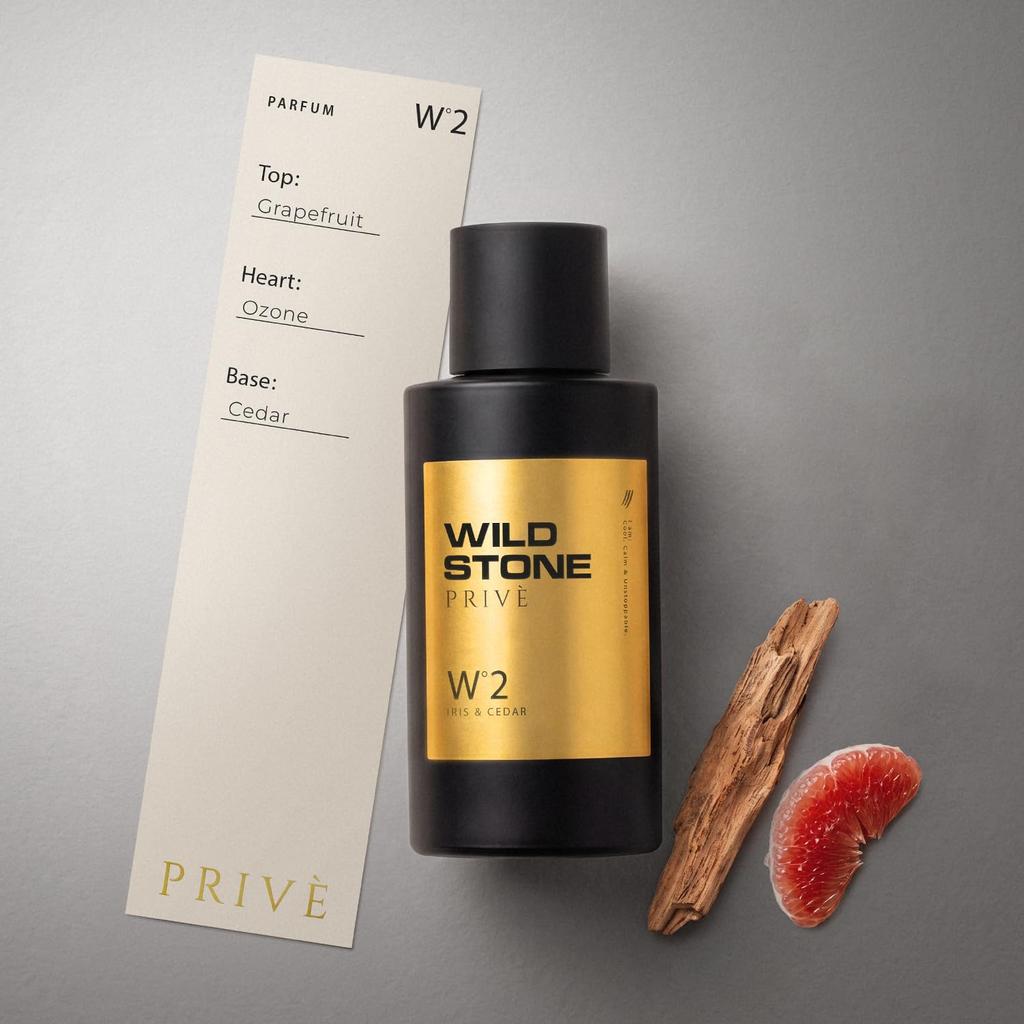 Prive Iris & Cedar Perfume for Men 100ml | Luxury Long Lasting Perfume | Fresh, Aquatic & Marine Fragrance | Premium Men's Perfume