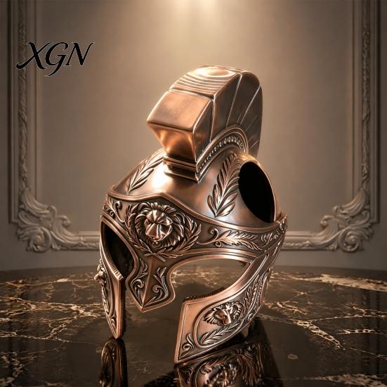 Roman Centurion Cat Costume Helmet, 3D Printed Warrior Mask, for Halloween Funny Cosplay Mask Pet Party Accessories Outfit