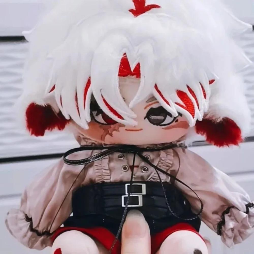 20cm Game Wuthering Waves Scar Kawaii Cosplay Anime Cotton Doll Body Cartoon Soft Plushies Change Suit Toy Figures Fans Gifts