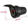 Electric Bike Throttle Grip Kit Half Handlebar Turn Accelerator Handlebar For Electric Scooter