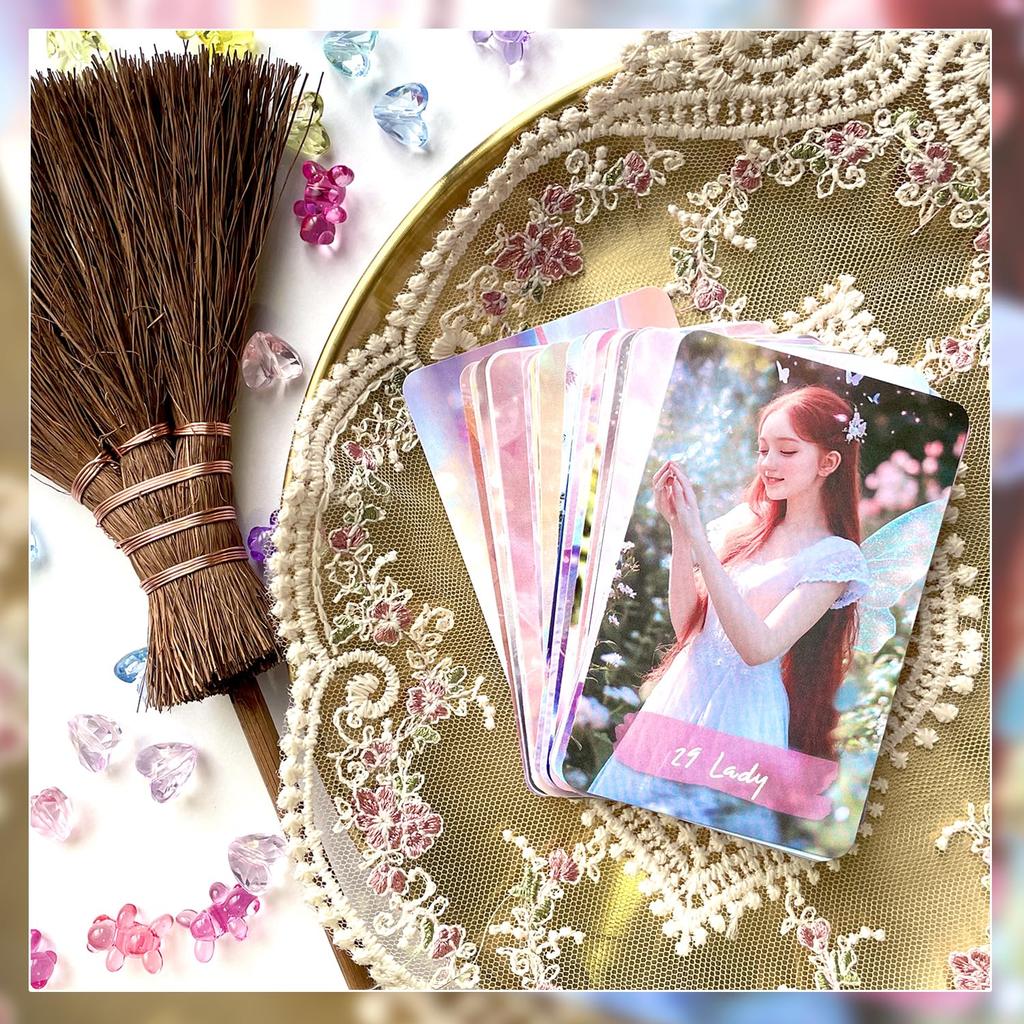 [Officially Imported, Limited Quantity] Girl's Dream Lenormand | Lenormand Cards, 49-Piece Set [Includes Drawstring Pouch] | 56 X 87mm Black Cardstock