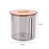 Decorative Tissue Box Cover, Transparent Grey Tissue Holder for Home and Office, Multifunctional Storage Box, Simple Tissue Box