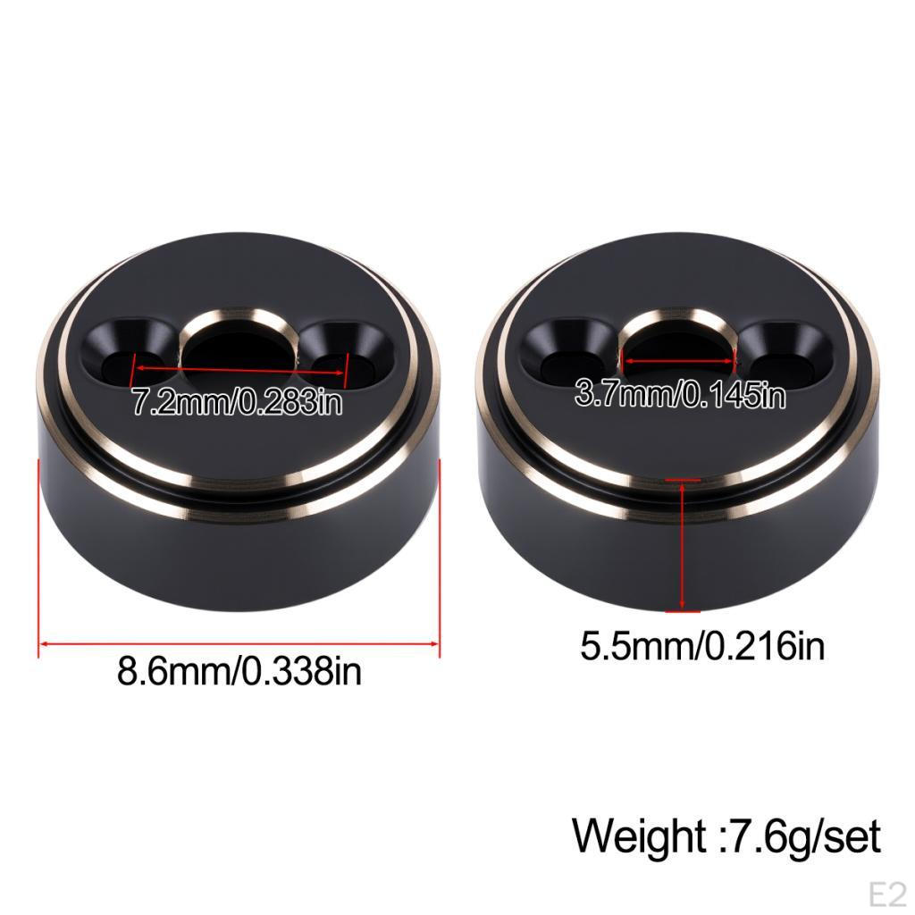 RC Crawler Rear Axle Weights 1:32 Car Upgrades Brass Maintenance Assembly Accessory Equipment