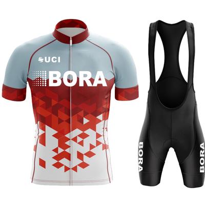 Cycling Clothing Man Laser Cut Bike Bib UCI BORA Men's  Jersey Summer Mtb Clothes Blouse Mountain Outfit Suit Sportswear Set