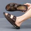 2025 neue Sommer-Plateausandalen, trendige Herren-Slipper, vielseitige Freizeitslipper, Strandschuhe, trendig