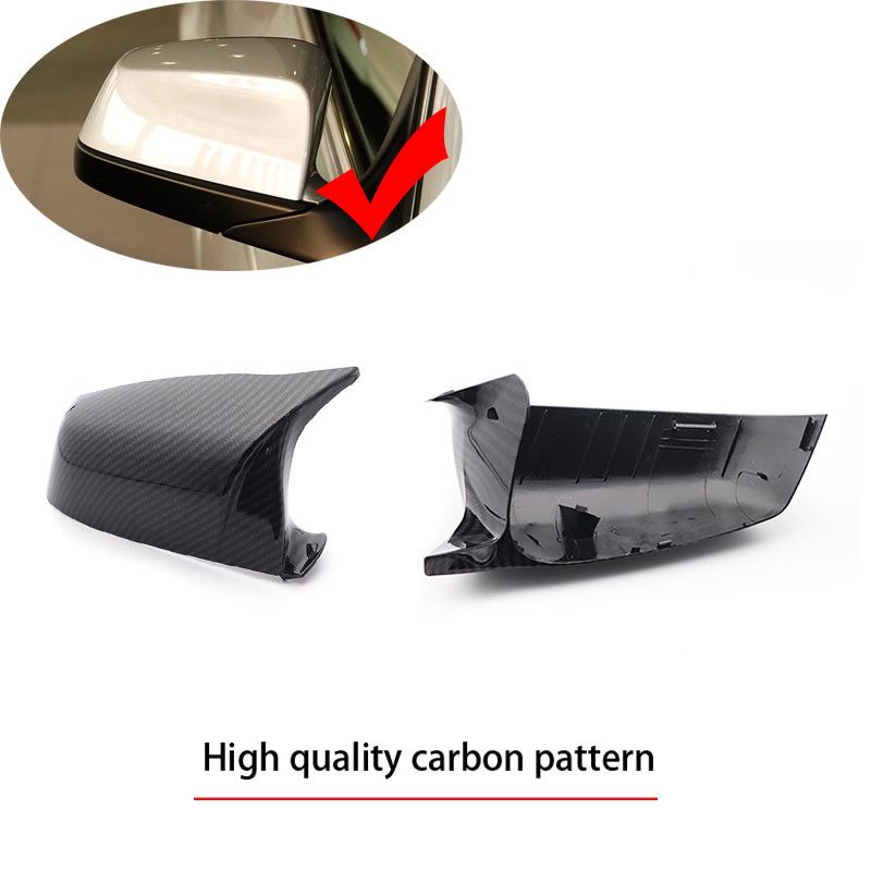 Gloss Black Rearview Mirror Shell for 2008-2013 BMW 5 Series E60/F10 - Decorative Horn Cover.
