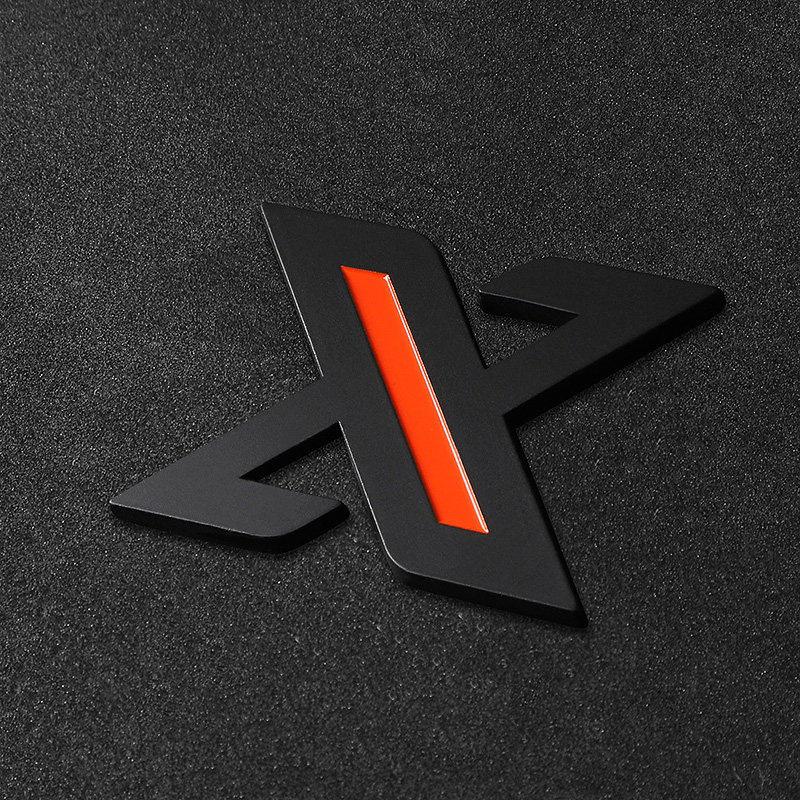 Zeekr Touareg Car Logo Matte Black Metal Exterior Badge