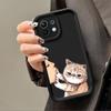 Phone Case For Xiaomi 14T 14 13T Pro 12 13 11 Lite POCO F3 F5 X3 X5 X6 M5s M6 Pro Soft Cover Cute Lovely Cat Kiss Refuse to kiss