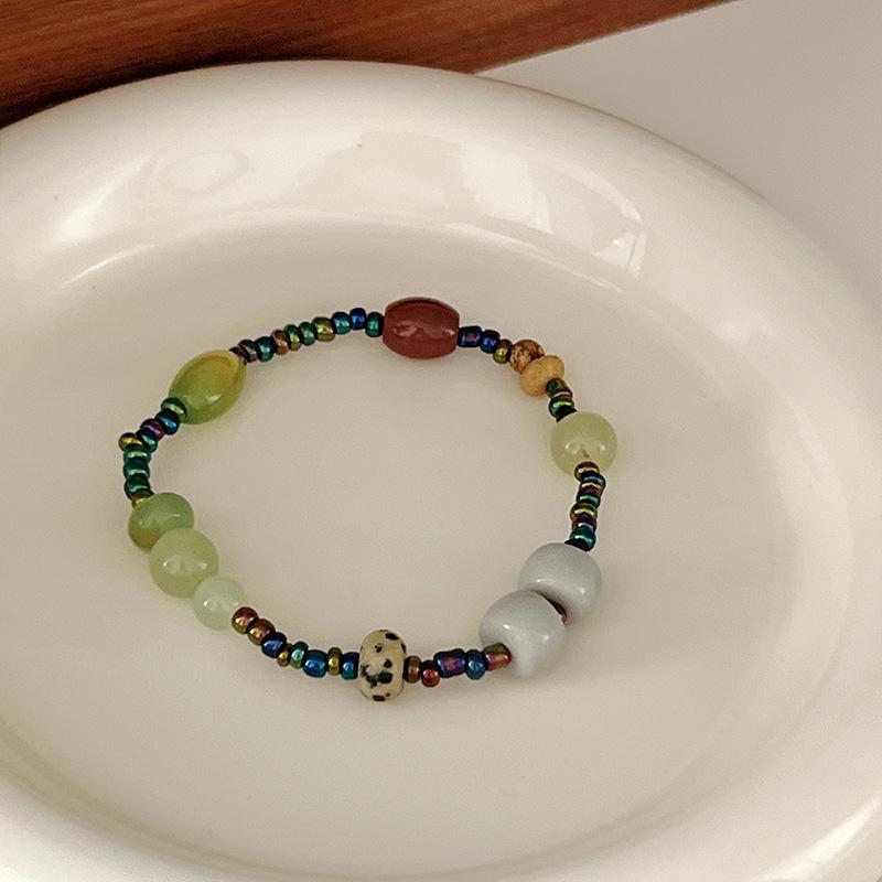 

Браслет с круглыми бусинами в китайском стиле, модный элегантный темпераментный женский браслет для девочек, изысканные ювелирные изделия, браслеты, аксессуары для девочек