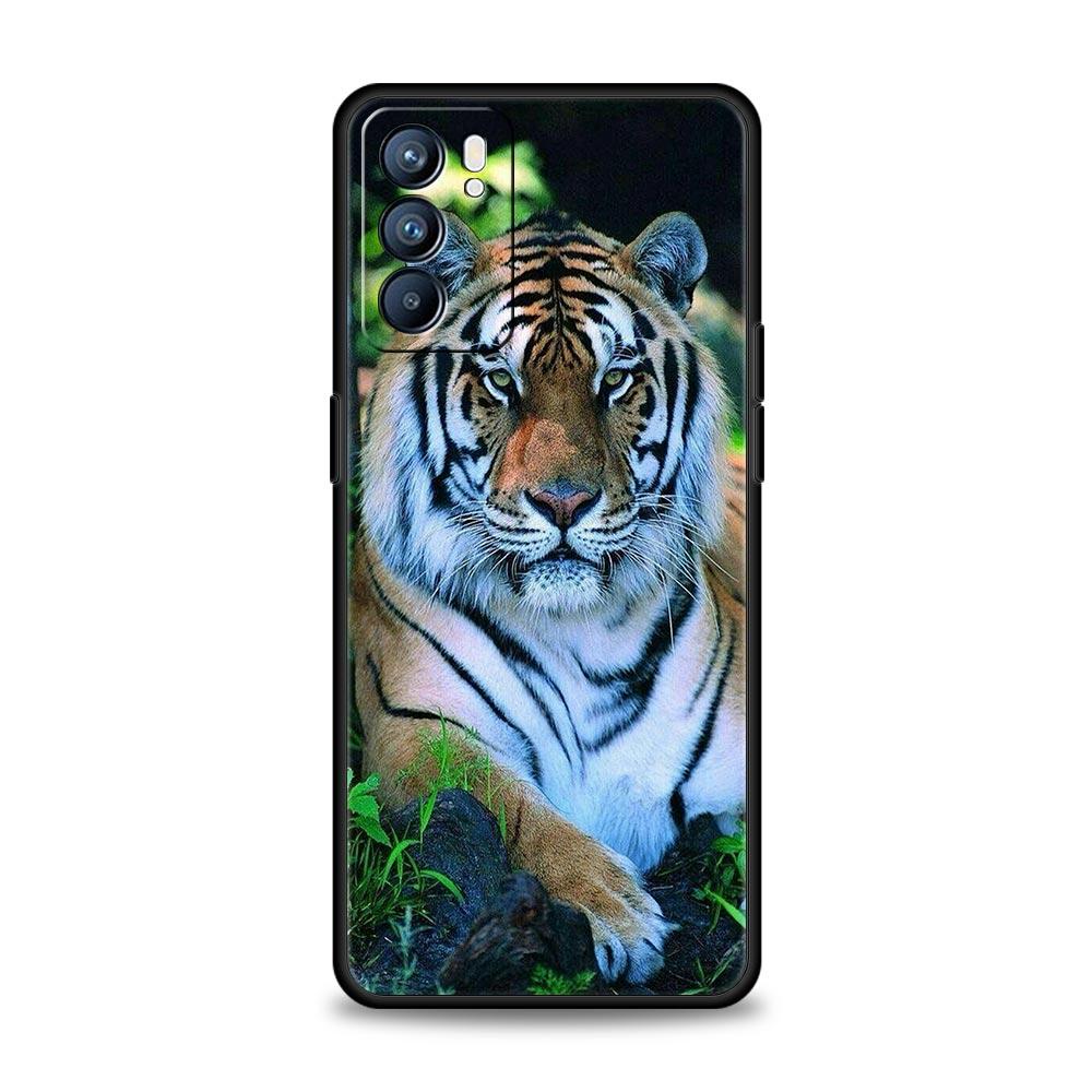 

Чохол Tiger Lion Leopard для Oppo Find X6 Pro X5 A54 A53 A52 A9 2020 A15 A95 A17 A16 A76 A74 A57 Reno7 Reno6 Pro Plus 5G Cover Oppo A9 2020