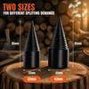 Hardware Grade Wood Splitter Drill Bit Hex Shank Cone Punching Tool Splitting Screw  Firewood