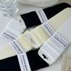 Black And White Socks Women'S Summer Velvet Pile Socks Thin Comfortable And Simple Mid-Leg Socks Ice Socks Solid Color Women'S Socks