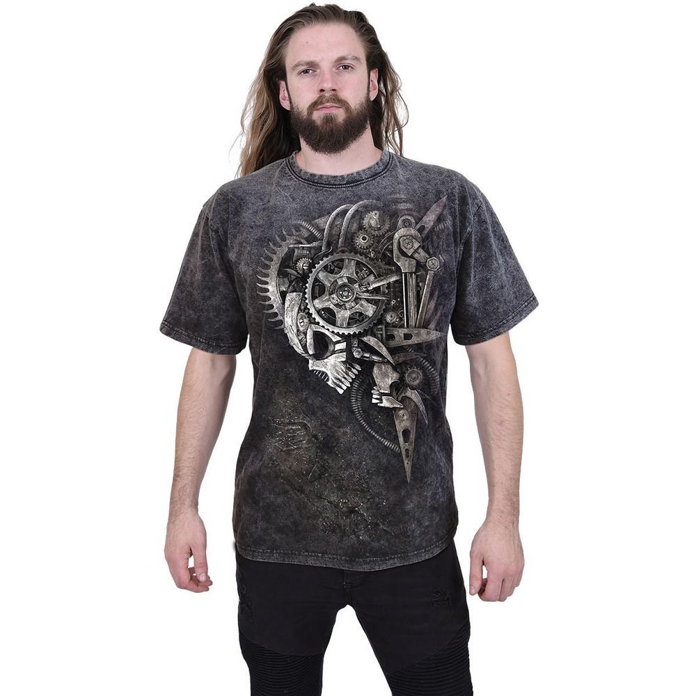 Spiral Direct Unisex Erwachsenen Diesel Punk Säurewäsche T-Shirt