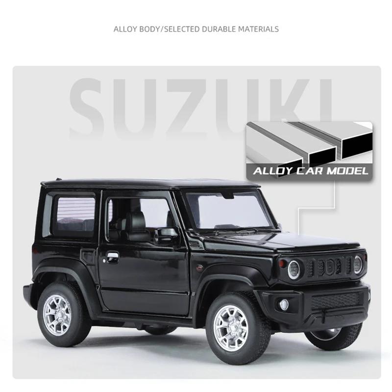 SUV Alloy Car Model Diecasts Metal Off-Road Vehicles Car Model Simulation Sound Light Collection Kids Toy Gift