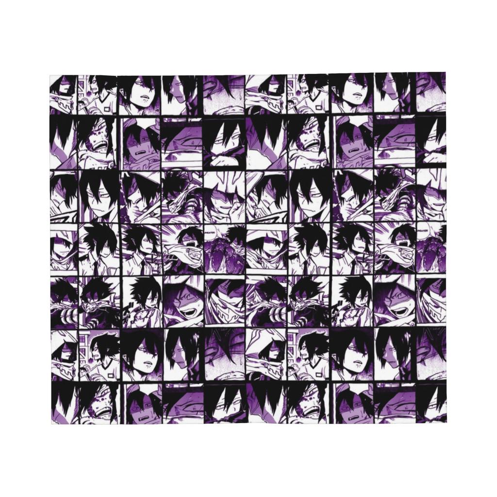 Tamaki Amajiki Collage My Hero Academia Blankets Flannel  Winter  Multi-function Warm Throw Blankets for Sofa Bedroom Quilt