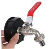 Durable IBC Tank Tap Adapter S60*6 Coarse Thread To 1/2'' 3/4'' Connector Replacement Valve Garden Home Valve Fitting Faucet