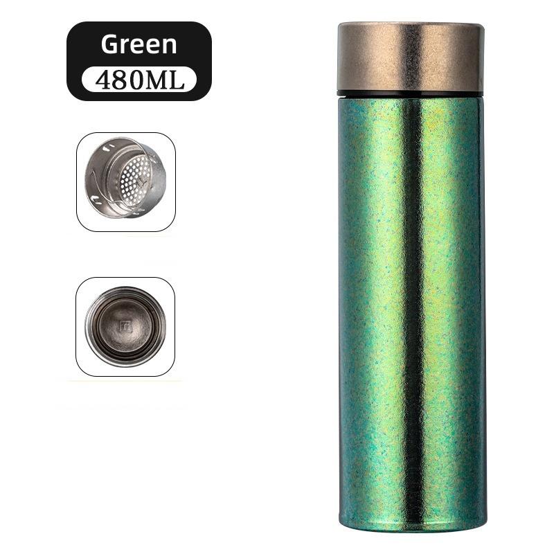 Pure Titanium Insulated Cup Portable Tea Cup Men&Women Water Cup Business Office Cup Titanium Cup Hot and Cold Insulation Bottle