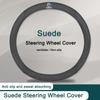 BBKS3 Suede Leather Car Steering Wheel Cover Anti-slip For BMW F30 F10 E90 F20 E46 E60 E92 E91 E28 X3 X1 X2 E70 E39 E36 X7 Accessories