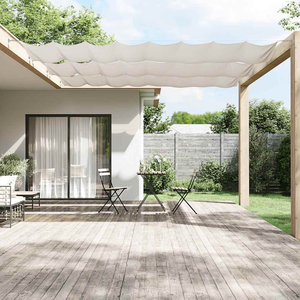 Vertical Awning White 140 X 600 Cm Oxford Fabric
