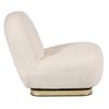 Sonny Cream Boucle Modern Swivel Lounge Chair