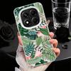 Summer Plants Green Leaf Soft Phone Case for Xiaomi Redmi Note 13 14 15 Pro Plus 12S 12 11S 11 11T 10S 10 Shockproof Cover Back