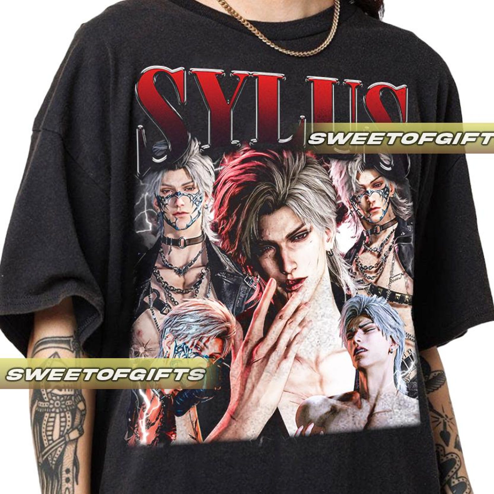 Limited Sylus Love and Deepspace Tshirt Vintage Unisex Shirt 3XL