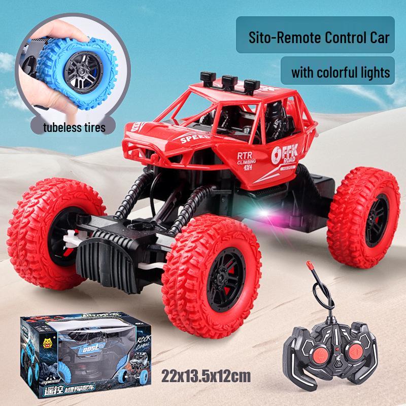 Rechargeable Remote Control Off-road Car for Kids - Four-Channel Electric Toy Gift