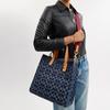 Coach Field 30 Removable Shoulder Strap Fabric Tote Bag TYote Bag Shopping Bag Shoulder Crossbody Bag Large Women's Denim Blue