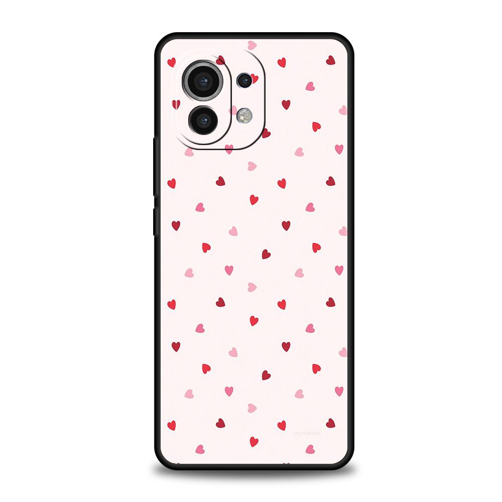 Phone Case For Xiaomi 15 14 13 12 Lite 14T 13T 12T Pro Poco X7 X6 X5 X4 X3 NFC F7 Ultra F6 Pro Soft Cover Love Heart