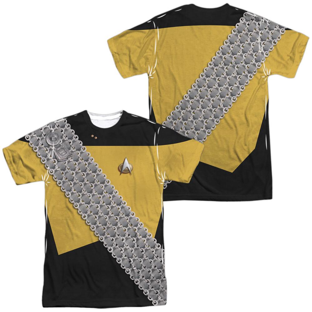 Star Trek TNG Worf Uniform Dye Sublimation T-Shirt S