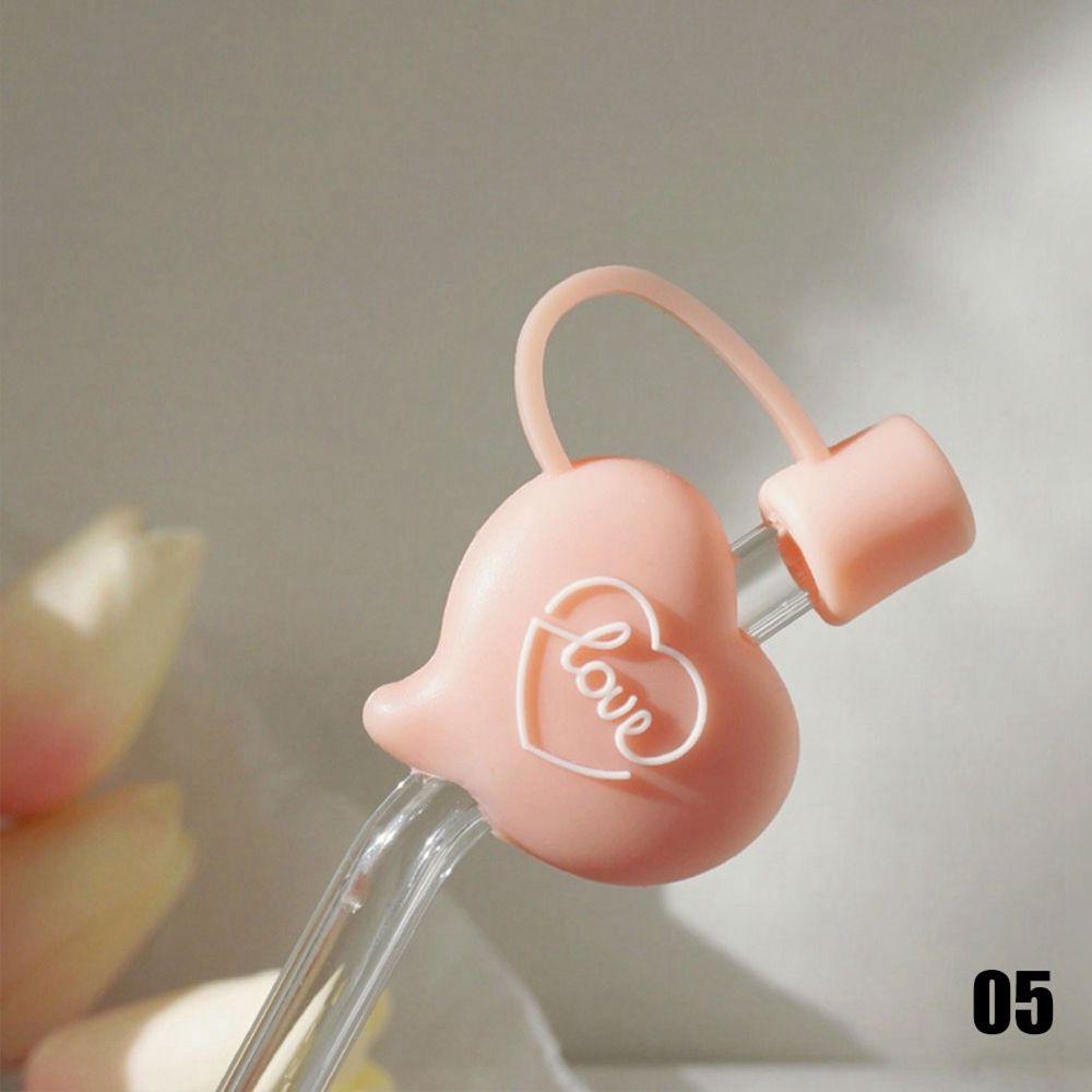 Anti-Dust for Straws Silicone Anti-Dust Cap Bottle Accessories Straws Decorative Cap Straw Plug