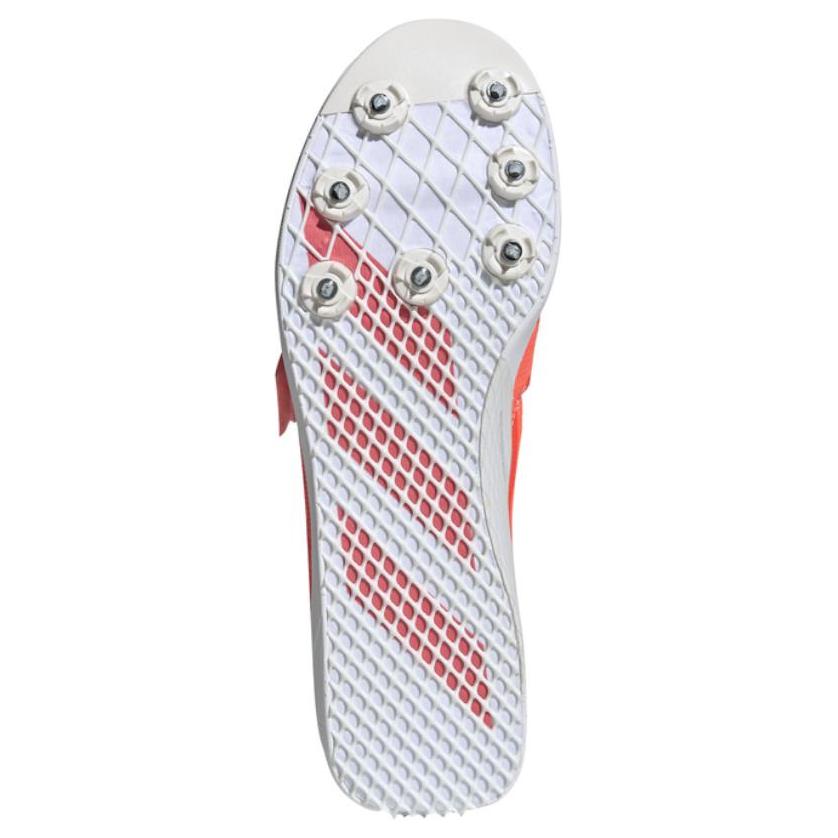 Adidas AdiZero Triple Jump Signal Coral Unisex Sneakers Orange Silver-Metallic Cloud-White EE4622