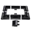 Solar Panel Mounting Brackets ABS Corner Bracket Kit with Junction Box Installation On RV Boats Camping Vehicle
