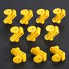 10Pcs Car Yellow Underbody Cladding Fastening Clips Rivets for Mercedes-Benz Smart Car Plastic Fasteners Auto Interior Accessory