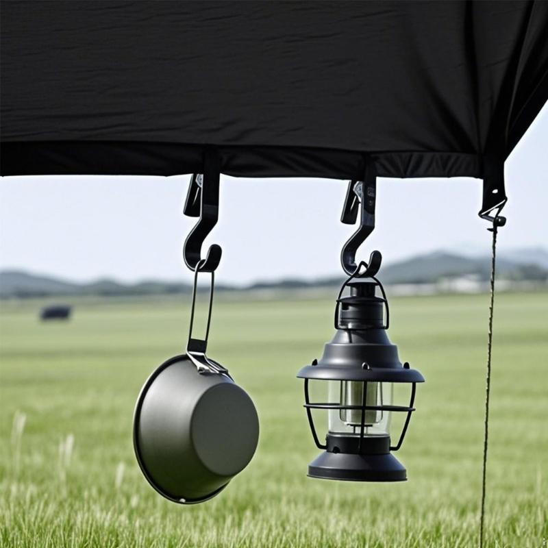 Outdoor Tent Accessories with Spring Hook Portable Outdoor Essential Suitable for Hiking Picnics and Travel Needs