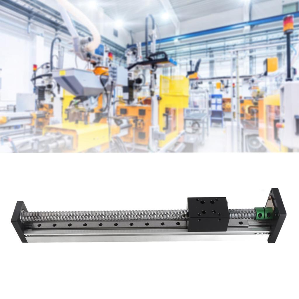 Linear Guide Rail Slide Ball Screw Motion Table 300mm Effective Stroke(1610 Ball Screw)