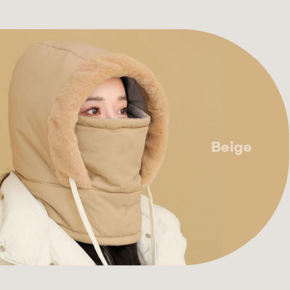 Gepolsterte Sturmhaube Skimaske Radmütze Outdoor Ohren- und Nackenschutz Hut für Winter