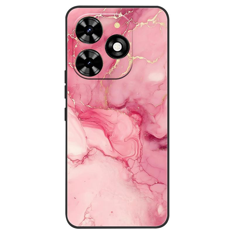 For Infinix Smart 8 Case X6525 Marble Soft Matte Silicone Back Cover For Infinix Smart 8 Pro Smart8 Plus Full Coverage Shell