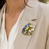 Blue Tit Brooch, Alloy Bird Pin for Women, Cute Lapel Pin for Jackets and Hats