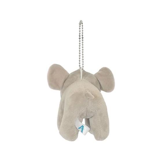 [Aqua] Plush Safari Friends Keychain Elephant 00080087