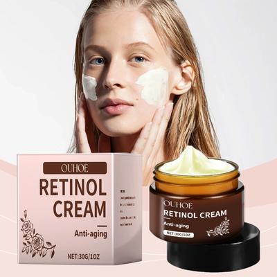 Retinol Wrinkle Removal Face Cream Anti-Aging Fade Fine Lines Firming Lift Whitening Moisturize Hyaluronic Acid Skin Care