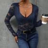 European and American Spring Summer Women clothes Solid Sexy Long sleeve Jumpsuit Sexy Long Sleeved Jumpsuit