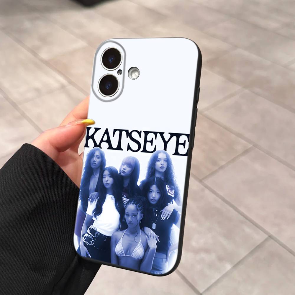 K-KATSEYE Music Phone Case For IPhone 16 17 Air 15 14 13 12 11 Pro Max 16E Plus Fundas