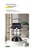 Smart Sensor Solar Camping Lantern & Multifunctional Handheld Spotlight