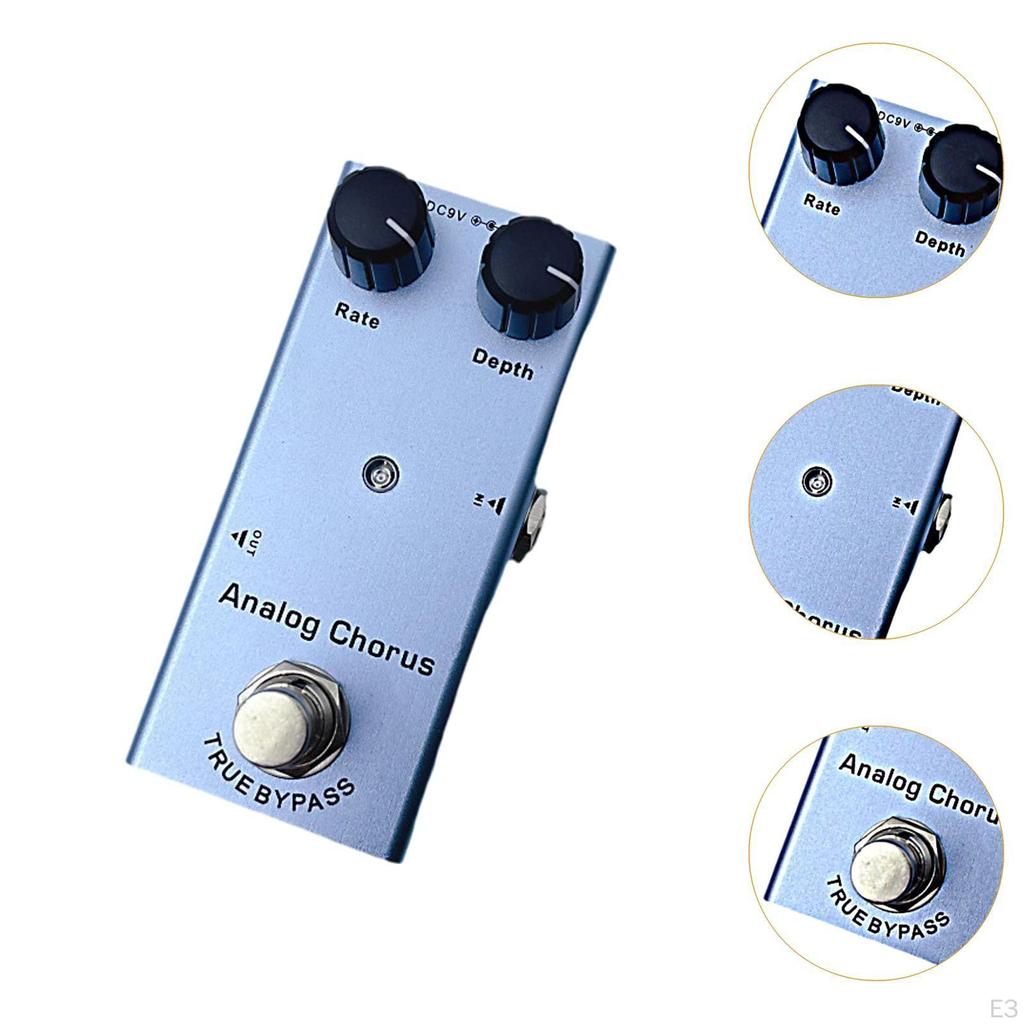 Electric Guitar Effects Pedal DC 9V True Bypass Effector for Performance