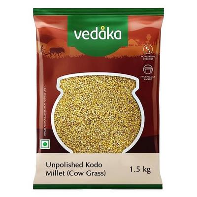 Vedaka Niepolerowane Brązowe Proso Górne (Korale) 1,5 kg (Chotti Kangni/Andu Korralu)