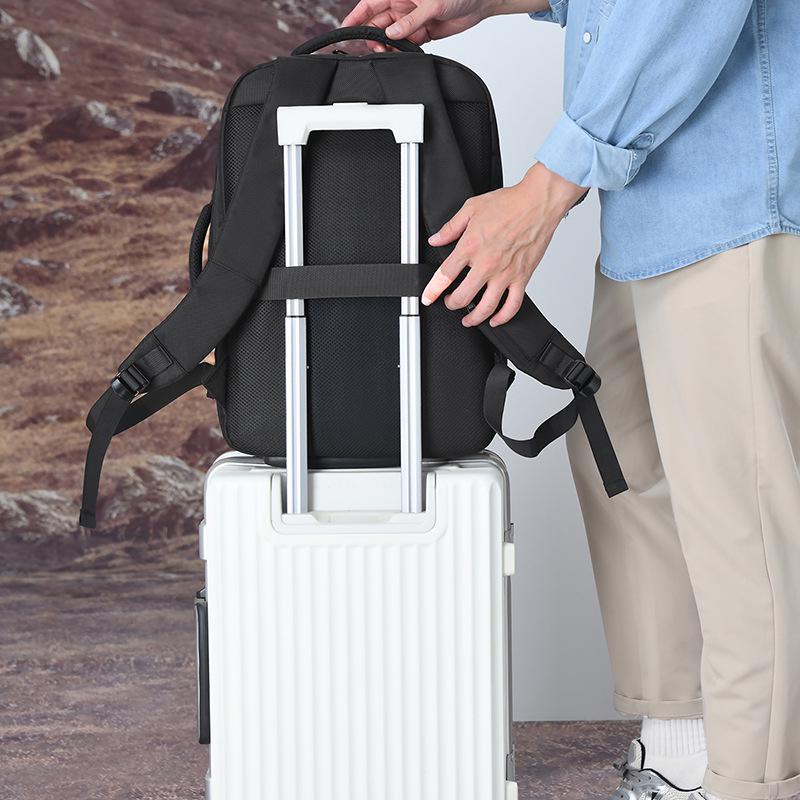 Herren High-End Wasserdichter Rucksack: Stilvolle Leichte Reise- & Business-Laptoptasche (15,6 Zoll)