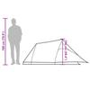 2 Person Tunnel Tent Camouflage Waterproof